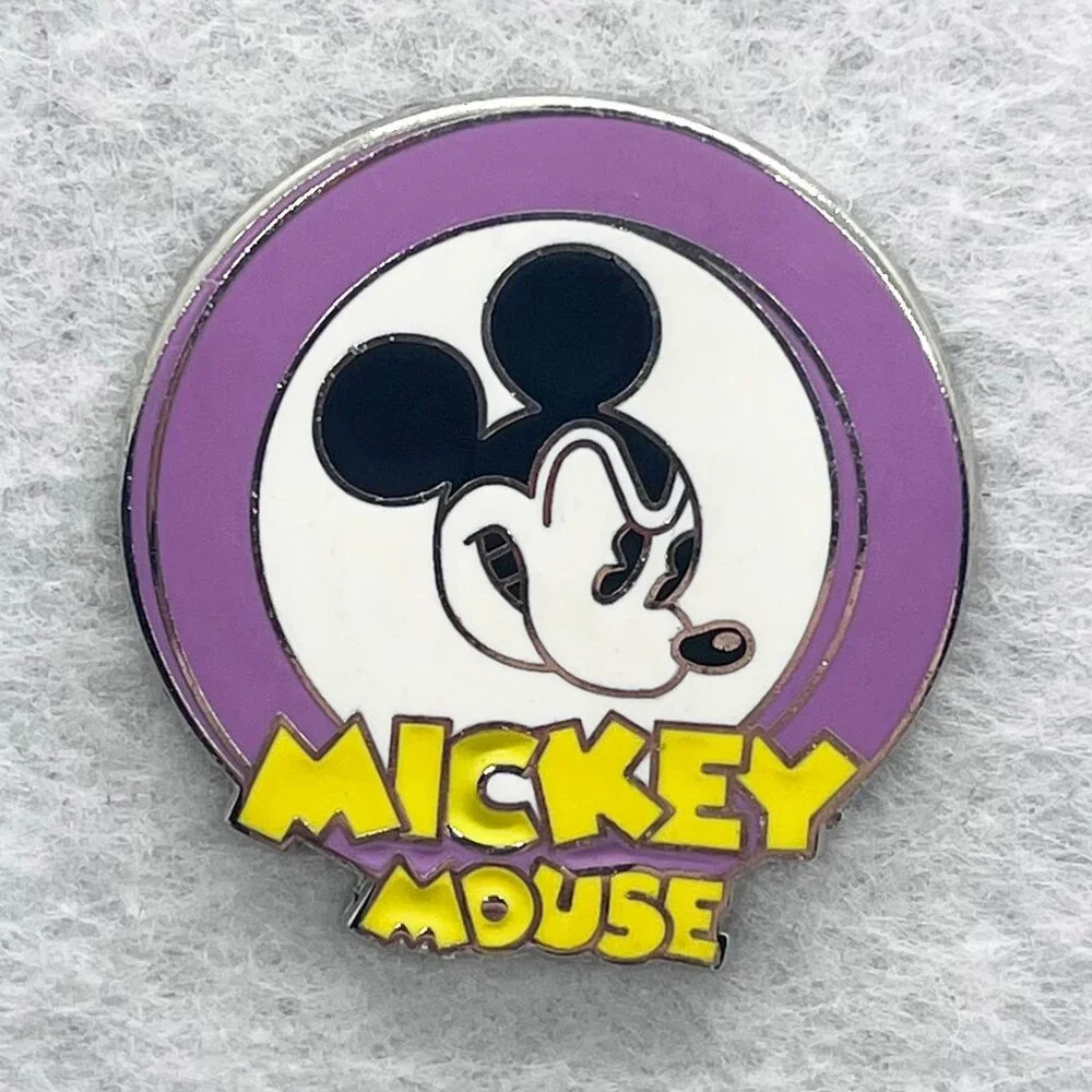 🔮5/$25 Disney Purple Oh‎ Mickey! Classic Mickey Mouse Pin